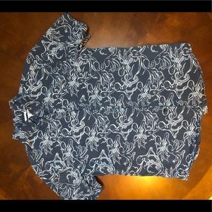 old navy octopus button up